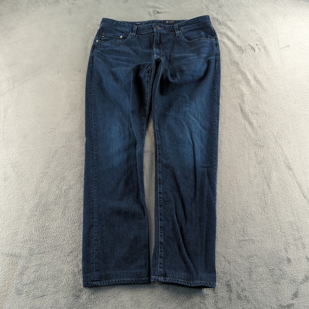 AG Adriano Goldschmied Jeans Mens 36x32 Blue Dark Wash Everett‎ Slim Stretch